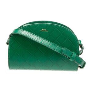 Brand-New APC Leather Textured Crossbody Bag